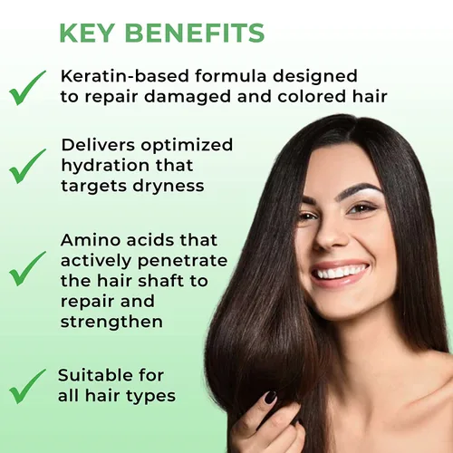 Miniatura 2 de Kashmir Keratin Acondicionador enriquecido sin sulfato hidratante sin parabenos para todo tipo de cabello y cabello seco dañado NUEVA PRESENTACIÓN