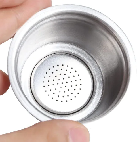 Miniatura 7 de Cápsula de café, cápsula de café reutilizable de acero inoxidable, cápsulas de filtro de café, accesorios para cafetera (verde)