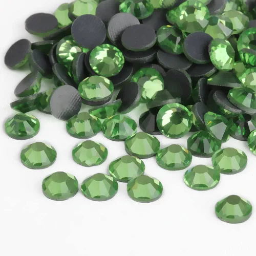 Miniatura 11 de BEADSLAND - Diamantes de imitación de cristal termoadhesivos, piedra cortada a máquina, 1440 unidades/paquete (amarillo limón, SS20/5 mm)