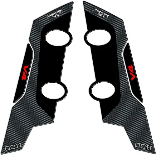 Miniatura 9 de Resin Bike Adhesivos 3D para motocicleta compatibles con Ducati Multistrada V4 1100 2021-2023 2021-2023. Punta frontal de protección contra golpes