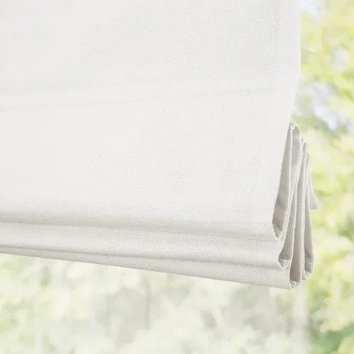 Miniatura 18 de DEJAVU Persianas romanas de bambú inalámbricas, opacas con filtro de luz para ventanas de interior, persianas tejidas naturales con cenefa