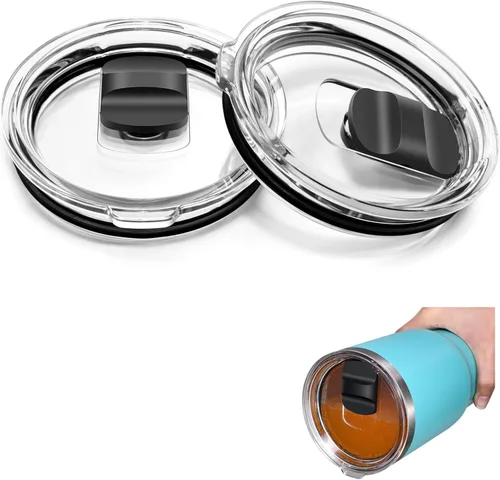 Miniatura 8 de Tapa para vaso de vino de 10 onzas, tapas de repuesto compatibles con tazas YETI de 6 onzas, taza apilable de 8 onzas y vaso de vino de 10 onzas