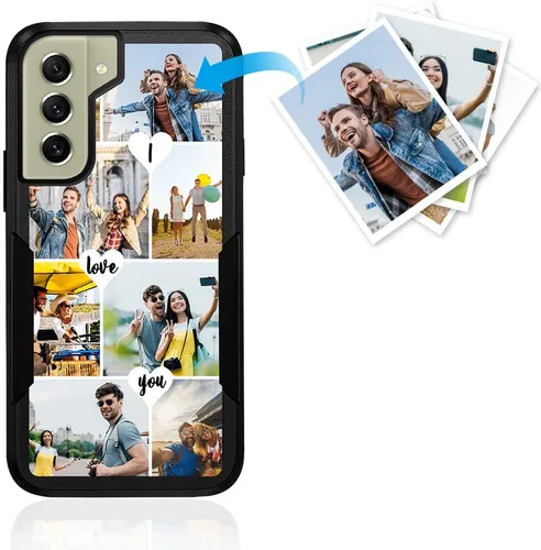 Miniatura 104 de Funda protectora personalizada para Samsung Galaxy S22 Ultra 5G (versión 2022), funda protectora de doble capa resistente con múltiples fotos, a