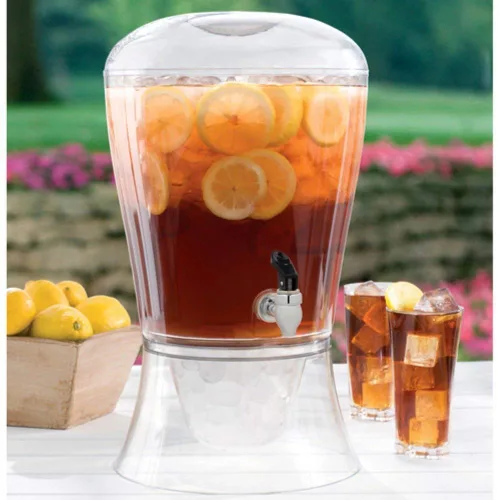 Miniatura 2 de CreativeWare Dispensador de bebidas de 3 galones - Dispensador de bebidas de polipropileno, transparente