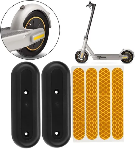 Miniatura 5 de Cubierta protectora para cubo de rueda y calcomanías reflectantes, carcasa protectora E-Scooter con adhesivo reflectante para G30