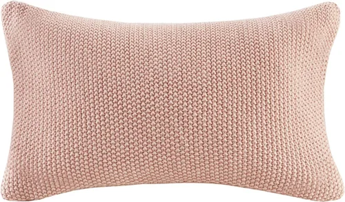 Miniatura 25 de Ink+Ivy Bree - Funda de almohada de punto de textura suave, funda decorativa europea, diseño de estilo de vida de cabaña para sofá, cama, sala