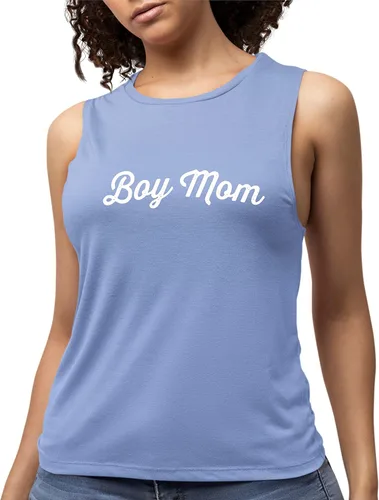Miniatura 2 de The Peach Blossom Boy Mom - Camiseta sin mangas para mujer
