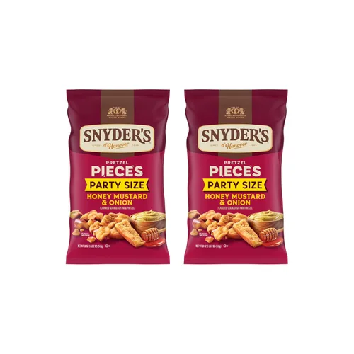 Miniatura 7 de Snyder's of Hanover Piezas de pretzel, miel mostaza y cebolla, 3.25 oz, 6