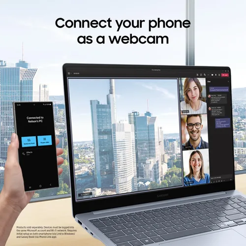 Miniatura 8 de SAMSUNG Computadora portátil Galaxy AI Book4 Edge de 15 pulgadas, procesador Snapdragon X Plus, subtítulos en vivo, pantalla LED FHD antirreflejo
