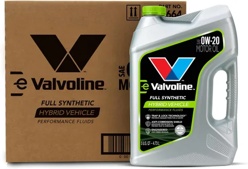 Miniatura 10 de Valvoline Aceite de motor híbrido para vehículo completamente sintético SAE 0W-20 de 1 cuarto de galón, caja de 6