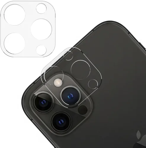 Miniatura 8 de Walli Protector de lente de cámara para iPhone 12 - Dureza 9H, resistente a los arañazos, vidrio HD ultra transparente, revestimiento oleofóbico e