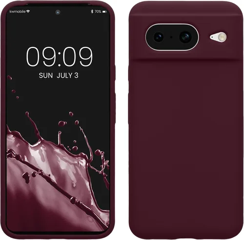 Miniatura 82 de kwmobile Funda compatible con Google Pixel 7 - Funda de silicona TPU con acabado suave - Piedra antigua