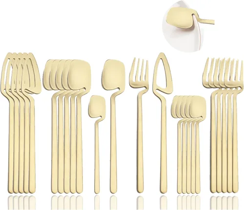 Miniatura 35 de JASHII Cuchara de mermelada de miel, mini cuchara de café de acero inoxidable, cucharadita, 6 piezas (plata mate)