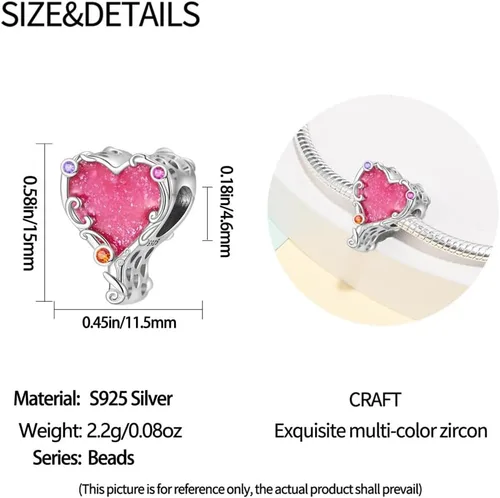 Miniatura 130 de KUNSIR Los abalorios se adaptan a pulseras Pandora para mujer, plata de ley 925, cuentas colgantes de joyería para niñas, dijes de feliz cumpleaños