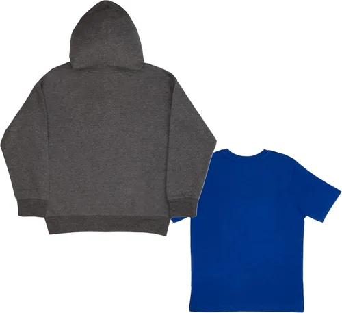 Miniatura 2 de Nintendo Super Mario - Paquete de 2 sudaderas con capucha y camiseta para niños Super Mario con capucha