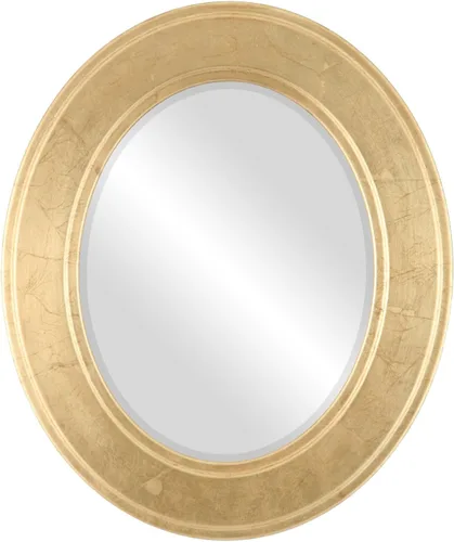 Miniatura 20 de ovalandroundmirrors. com Oval Espejo biselado en un estilo Montreal champaña Oro marco