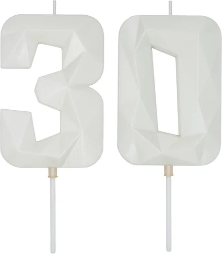 Miniatura 231 de DERVENTA Velas de cumpleaños con números grandes, 3D, color rosa, 3.7 pulgadas, decoración para tartas de fiesta, 1 pieza (número 3 rosa)