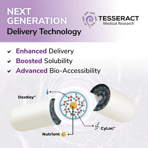 Miniatura 5 de Tesseract Medical Research AnaQuell QR, suplemento para aliviar el estrés y el estado de ánimo, liberación rápida L citrulina y anandamida, ayuda a