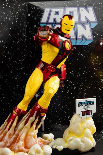 Miniatura 6 de McFarlane Marvel Iron Man - Juguete coleccionable a escala 1:6 con escena y cómic (Iron Man #256)