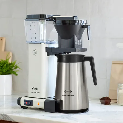 Miniatura 4 de Technivorm Moccamaster 79318 KBGT - Cafetera térmica para 10 tazas, 40 onzas, color blanco roto de 1.25 l Blanco sucio