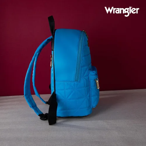 Miniatura 6 de Montana West Mochila Wrangler para mujer, mochila acolchada para uso casual, Azulclaro