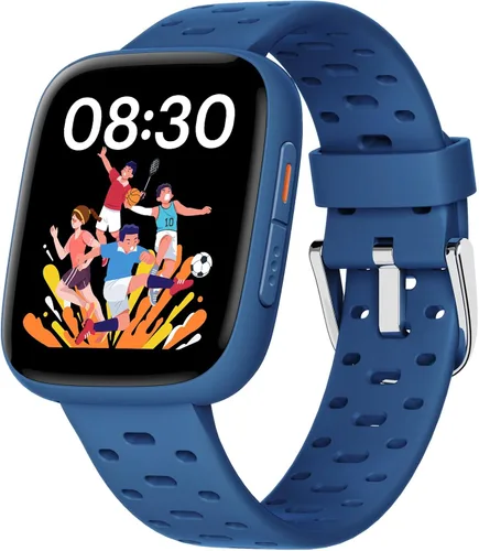 Miniatura 12 de Reloj para niños BIGGERFIVE sin necesidad de teléfono, reloj inteligente de fitness de 1.8" Amoled con podómetro, frecuencia cardíaca, rastreador