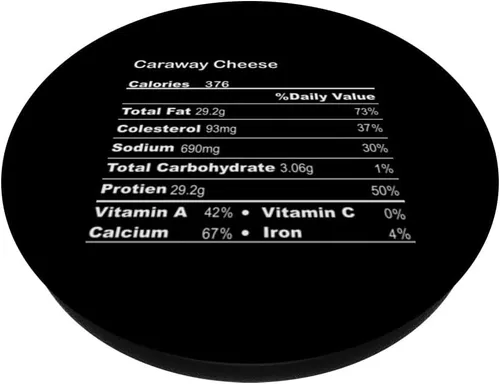 Miniatura 2 de Funny Caraway Cheese Acción de Gracias Nutricional PopSockets MagSafe PopGrip para iPhone