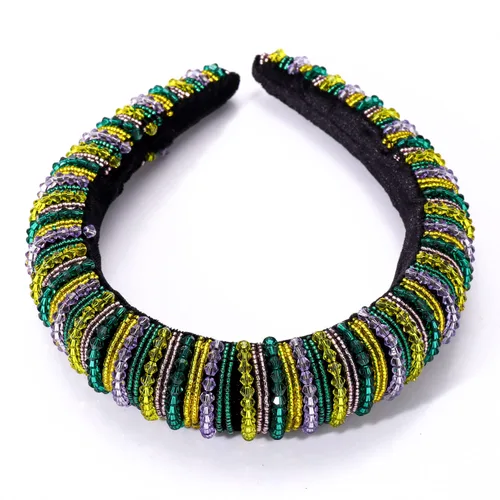 Miniatura 3 de Diadema con cuentas de poni, diadema de Raninbow, cinco de mayo, cinco de mayo, disfraz de fiesta, accesorio para el cabello, con cuentas de arco