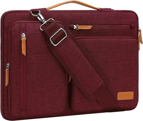 Miniatura 20 de MOSISO Bolsa de hombro protectora 360 para laptop, bolsas de computadora de 15-15.6 pulgadas compatibles con MacBook Pro de 16 pulgadas, HP, Dell
