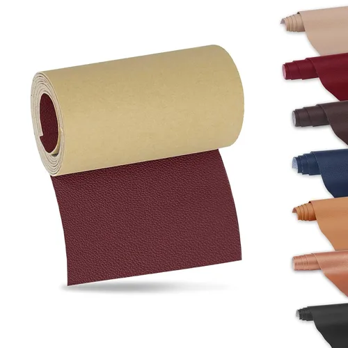Miniatura 6 de Parche adhesivo de reparación de cuero, parche adhesivo de cuero de 20 x 54 pulgadas para sofás, asientos de automóvil, bolsos, chaquetas, parche