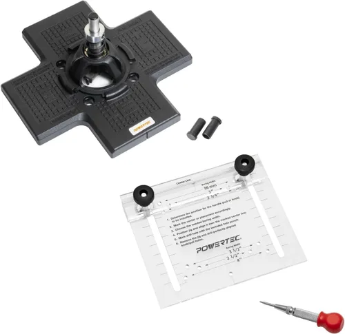 Miniatura 17 de POWERTEC Abrazaderas de instalación frontal para cajón, juego de abrazaderas ajustables para gabinete, herramienta de montaje y alineación rápida