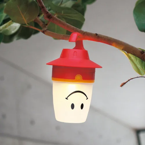 Miniatura 5 de Linterna LED de sonrisa: linterna de camping nocturna portátil para niños (Diente de león)