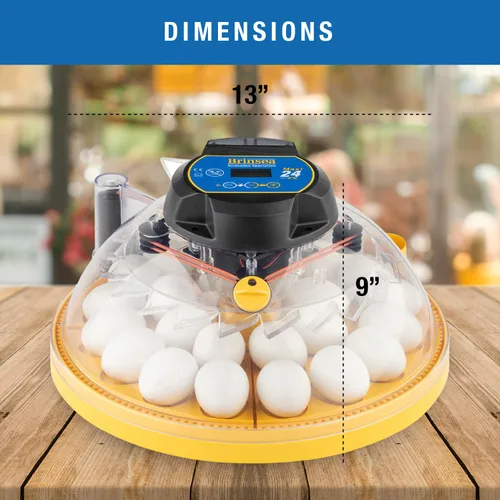 Miniatura 7 de Brinsea Mini II EX Connect App Controlled Egg Incubator with Automatic Humidity Control and Egg Turning for Hatching 7 Chicken, Quail, Other Eggs.