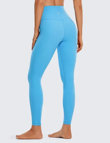 Miniatura 57 de CRZ YOGA Leggings de entrenamiento para mujer con sensación de desnudez cepillada de 25 pulgadas, pantalones de yoga de compresión de cintura alta