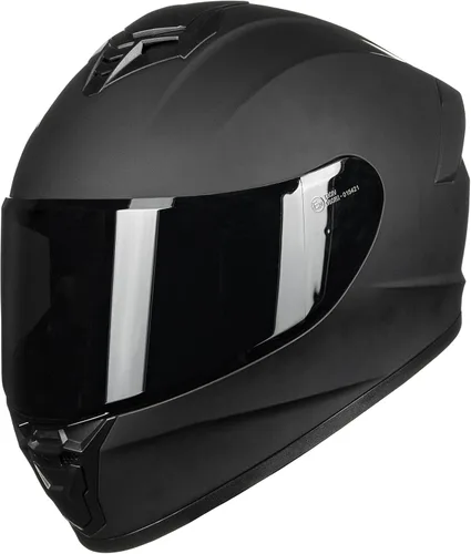 Miniatura 15 de Cascos de motocicleta para adultos, hombres y mujeres, casco ligero de cara completa para bicicleta de calle, carreras, DOT con visera extra