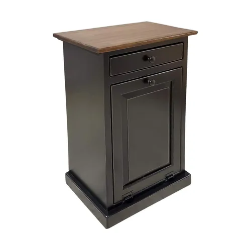 Miniatura 9 de Peaceful Classics Gabinete de Basura Abatible sin Cajón - Gabinete Extraíble de Madera, Gabinete Decorativo para Basura para Cocina, Dormitorio