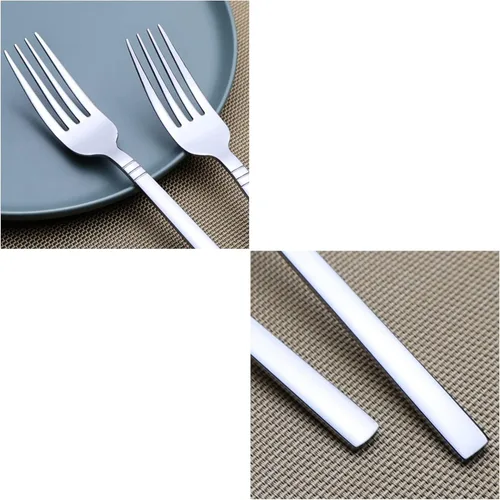 Miniatura 3 de Morcte Tenedor de cena de acero inoxidable, tenedor de 12 piezas