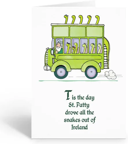 Miniatura 13 de Stonehouse Collection Tarjetas del Día de San Patricio - Beer Swim - 12 divertidas tarjetas y sobres del día de San Patricio - Hecho en Estados