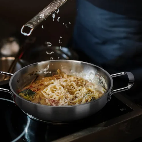 Miniatura 6 de Cabilock 1 olla multifuncional de acero inoxidable con asas dobles para sopas y ramen, diseño compacto para cocinar en el hogar y al aire libre