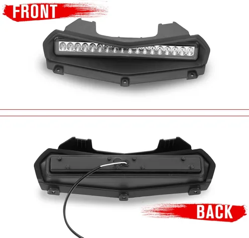 Miniatura 7 de A & UTV PRO Luz LED de Scoop de Capó para Yamaha Wolverine RMAX 1000 RMAX2/RMAX4 2021 2022 2023 2024 2025, Barra de Luz Auxiliar Delantera