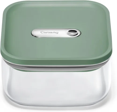 Miniatura 18 de Caraway 1 qt de vidrio Contenedor hermético de almacenamiento de alimentos con tapa – Contenedor de almacenamiento de cocina sin tóxicos, sin BPA