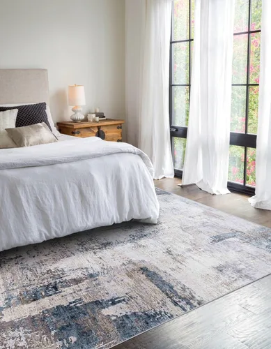 Miniatura 2 de vivorug Alfombras de área de 5 x 7 pies – Alfombra ultrafina lavable con parte trasera antideslizante, ideal para sala de estar, dormitorio