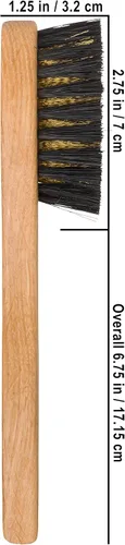 Miniatura 4 de Redecker Cepillo de gamuza de cerdas de cerdo natural con mango de roble engrasado, 6-78 pulgadas