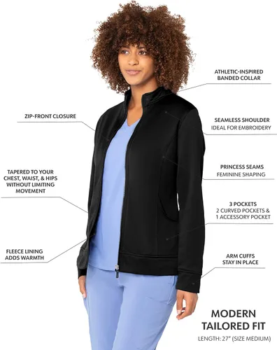 Miniatura 2 de Urbane Performance 9872 - Chaqueta de forro polar elástica de 3 piezas para mujer Azul Real