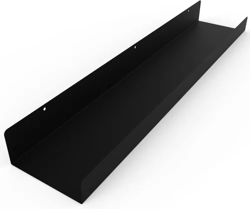Estante de pared de metal flotante hecho en Estados Unidos, repisa para fotos, acero fabricado en Estados Unidos, estante industrial resistente