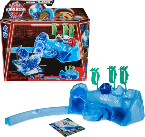 Miniatura 10 de Set de Entrenamiento Bakugan con Titanium Dragonoid, Temática del Clan Dragón, Figura de Acción Personalizable, Tarjetas Comerciales y Set de Juego