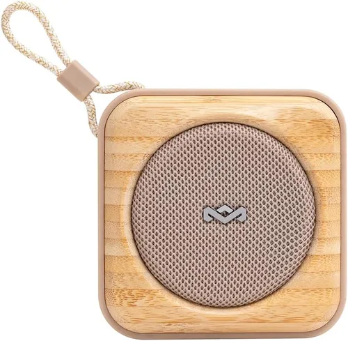 Miniatura 2 de House of Marley Roots - Altavoz Bluetooth, inalámbrico portátil, IP67 impermeable, 10 horas de reproducción, carga rápida, par de fiesta, Crema