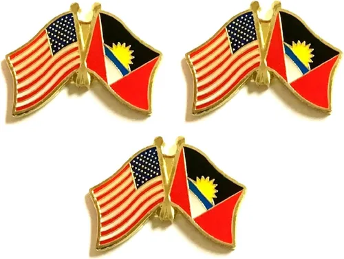 Miniatura 144 de 3 Pines de solapa con banderas de Estados Unidos y países internacionales, paquete de 3 pines dobles con diseño de banderas de Estados Unidos