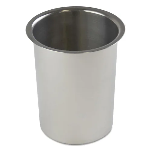 Adcraft BMP-1 1-1/4 cuartos de galón (de) capacidad, 4.0 in de diámetro x 5.4 in de profundidad, acabado espejo, de acero inoxidable Bain Marie