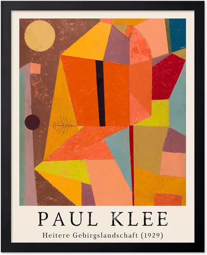 Miniatura 97 de Poster Master Póster vintage de Paul Klee – Impresión retro de cómicos – Arte de dibujo – Arte abstracto – Regalo para hombres y mujeres – Estilo-09
